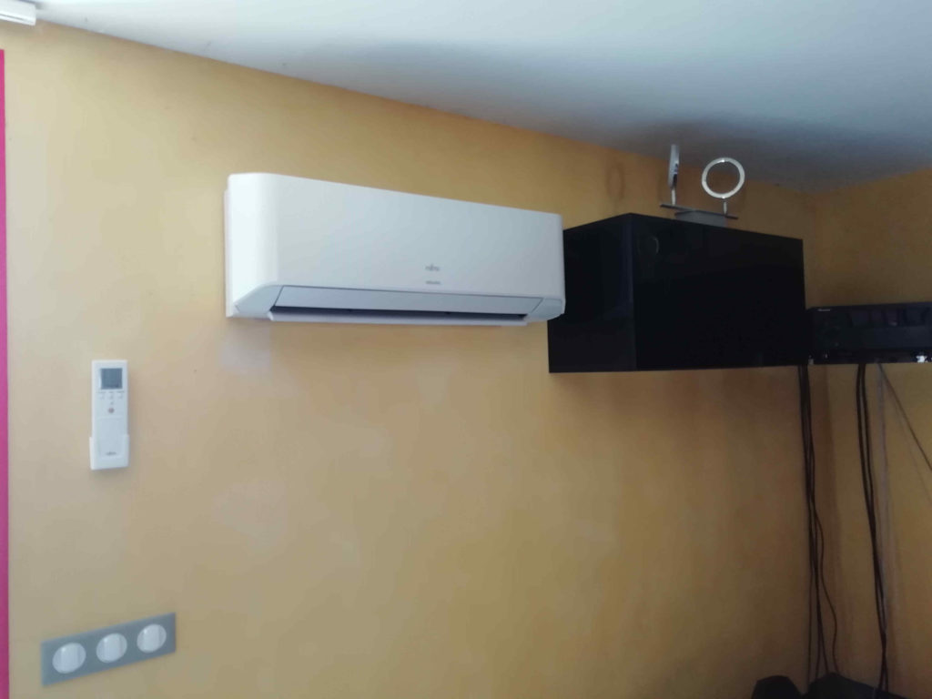 Pose d'une climatisation réversible